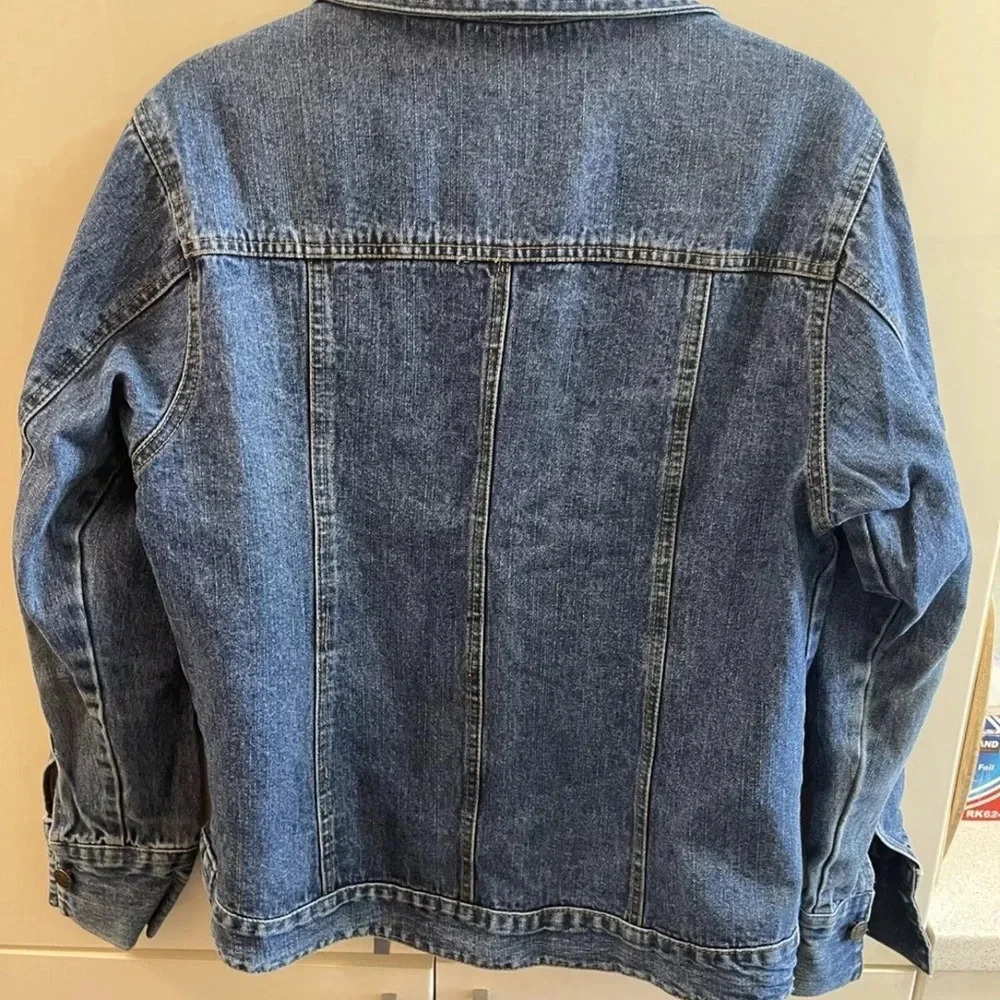 DESERT BLUES Women's Medium Wash Denim Long Sleeve Cotton Jacket Size M - Picture 3 of 6